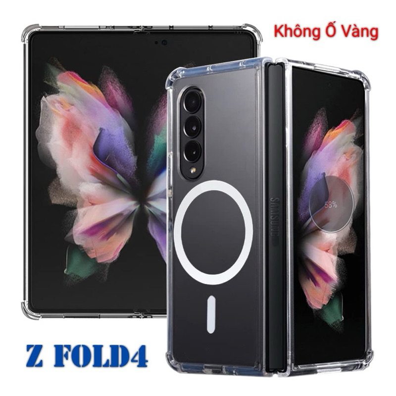 Ốp Lưng Samsung Z Fold 4 Dẻo Trong Chống Sốc Hổ Trợ Sạc Không Dây Magnetic Ốp Lưng Samsung Z Fold 4 Dẻo Trong Chống Sốc Hổ Trợ Sạc Không Dây Magnetic