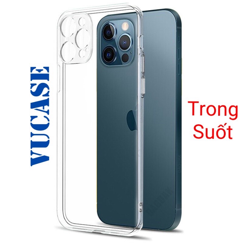 Ốp Lưng iPhone 12 Pro Max Dẻo Siêu Trong Suốt Chống Trơn Trượt Chính Hãng VU Cao Cấp Ốp Lưng iPhone 12 Pro Max Dẻo Siêu Trong Suốt Chống Trơn Trượt Chính Hãng VU Cao Cấp