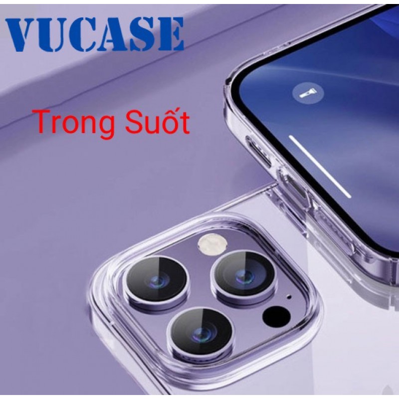 Ốp Lưng iPhone 14 Pro Max Dẻo Siêu Trong Suốt Chống Trơn Trượt Chính Hãng VU Cao Cấp Ốp Lưng iPhone 14 Pro Max Dẻo Siêu Trong Suốt Chống Trơn Trượt Chính Hãng VU Cao Cấp