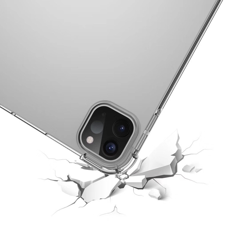 Ốp Lưng Máy Tính Bảng iPad 12.9 inch Pro 2020 2021 2022 2023 Dẻo Trong Chống Sốc Có Gù Bảo Vệ 4 Gốc Ốp Lưng Máy Tính Bảng iPad 12.9 inch Pro 2020 2021 2022 2023 Dẻo Trong Chống Sốc Có Gù Bảo Vệ 4 Gốc