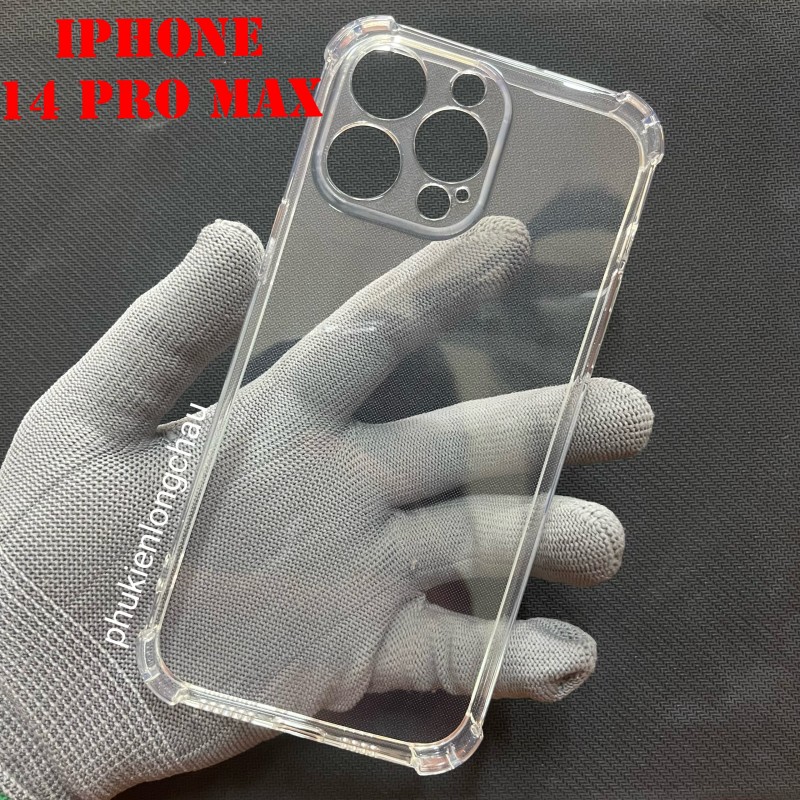 Ốp Lưng iPhone 14 Pro Max Dẻo Trong Suốt Chống Sốc Có Gù Bảo Vệ 4 Gốc Ốp Lưng iPhone 14 Pro Max Dẻo Trong Suốt Chống Sốc Có Gù Bảo Vệ 4 Gốc