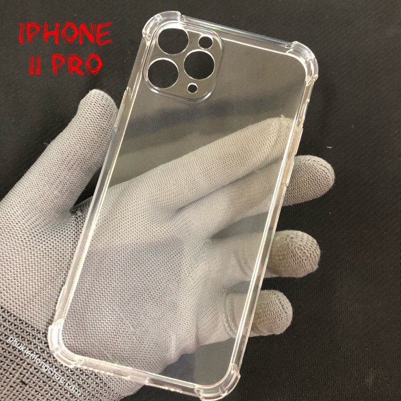 Ốp Lưng iPhone 11 Pro Dẻo Trong Suốt Chống Sốc Có Gù Bảo Vệ 4 Gốc Ốp Lưng iPhone 11 Pro Dẻo Trong Suốt Chống Sốc Có Gù Bảo Vệ 4 Gốc