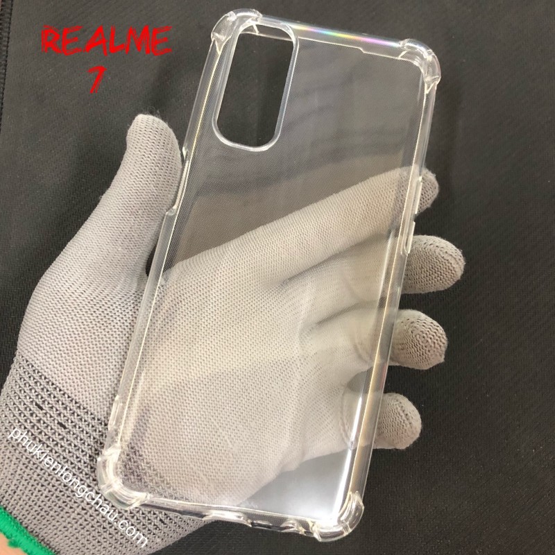 Ốp Lưng Realme 7 Dẻo Trong Suốt Chống Sốc Có Gù Bảo Vệ 4 Gốc Ốp Lưng Realme 7 Dẻo Trong Suốt Chống Sốc Có Gù Bảo Vệ 4 Gốc
