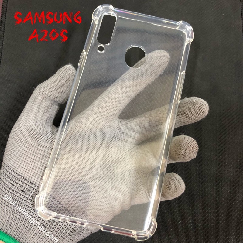Ốp Lưng Samsung A20s Dẻo Trong Suốt Chống Sốc Có Gù Bảo Vệ 4 Gốc Ốp Lưng Samsung A20s Dẻo Trong Suốt Chống Sốc Có Gù Bảo Vệ 4 Gốc