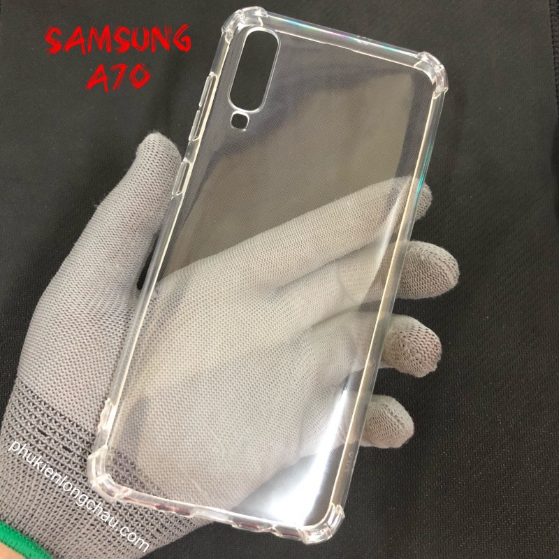Ốp Lưng Samsung A70 Dẻo Trong Suốt Chống Sốc Có Gù Bảo Vệ 4 Gốc Ốp Lưng Samsung A70 Dẻo Trong Suốt Chống Sốc Có Gù Bảo Vệ 4 Gốc