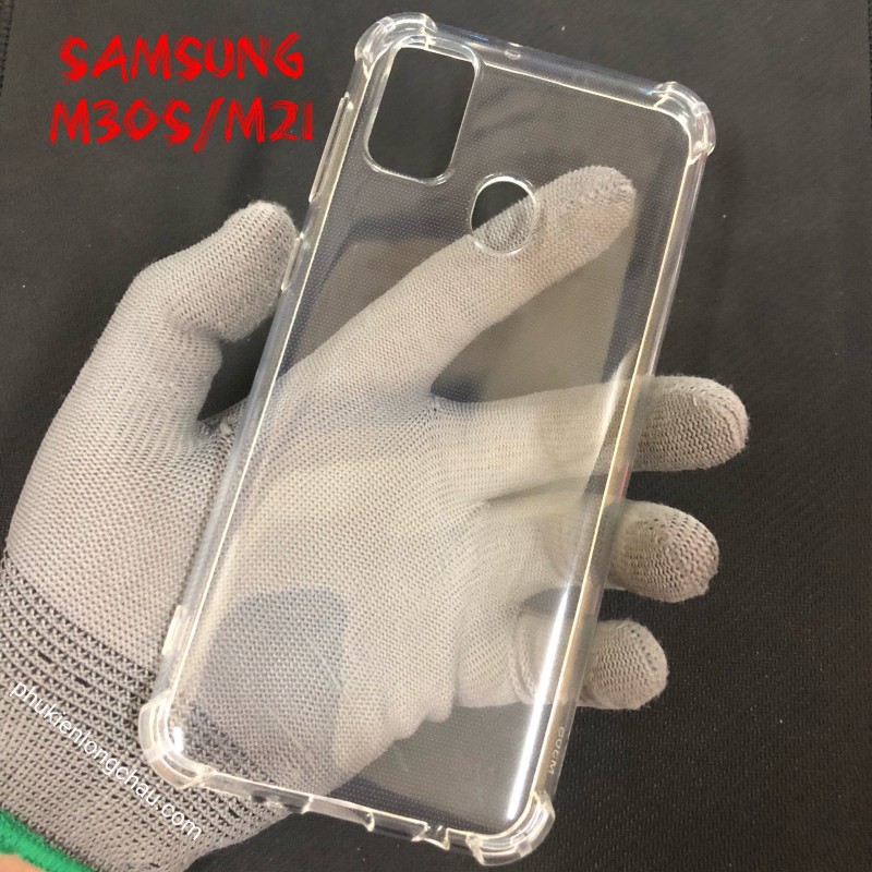 Ốp Lưng Samsung M21/M30s Dẻo Trong Suốt Chống Sốc Có Gù Bảo Vệ 4 Gốc Ốp Lưng Samsung M21/M30s Dẻo Trong Suốt Chống Sốc Có Gù Bảo Vệ 4 Gốc