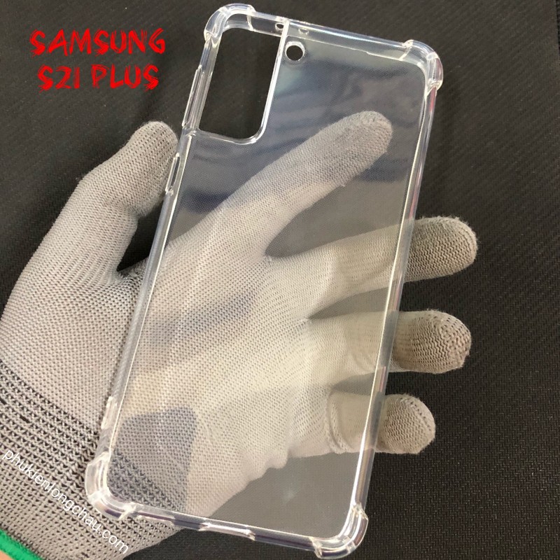 Ốp Lưng Samsung S21 Plus Dẻo Trong Suốt Chống Sốc Có Gù Bảo Vệ 4 Gốc Ốp Lưng Samsung S21 Plus Dẻo Trong Suốt Chống Sốc Có Gù Bảo Vệ 4 Gốc
