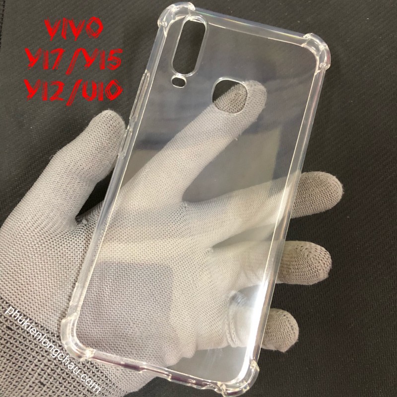Ốp Lưng Vivo Y17/Y15/Y12/U10 Dẻo Trong Suốt Chống Sốc Có Gù Bảo Vệ 4 Gốc Ốp Lưng Vivo Y17/Y15/Y12/U10 Dẻo Trong Suốt Chống Sốc Có Gù Bảo Vệ 4 Gốc