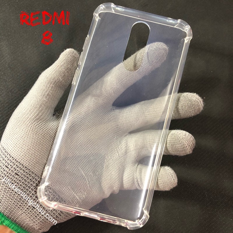 Ốp Lưng Xiaomi Redmi 8 Dẻo Trong Suốt Chống Sốc Có Gù Bảo Vệ 4 Gốc Ốp Lưng Xiaomi Redmi 8 Dẻo Trong Suốt Chống Sốc Có Gù Bảo Vệ 4 Gốc
