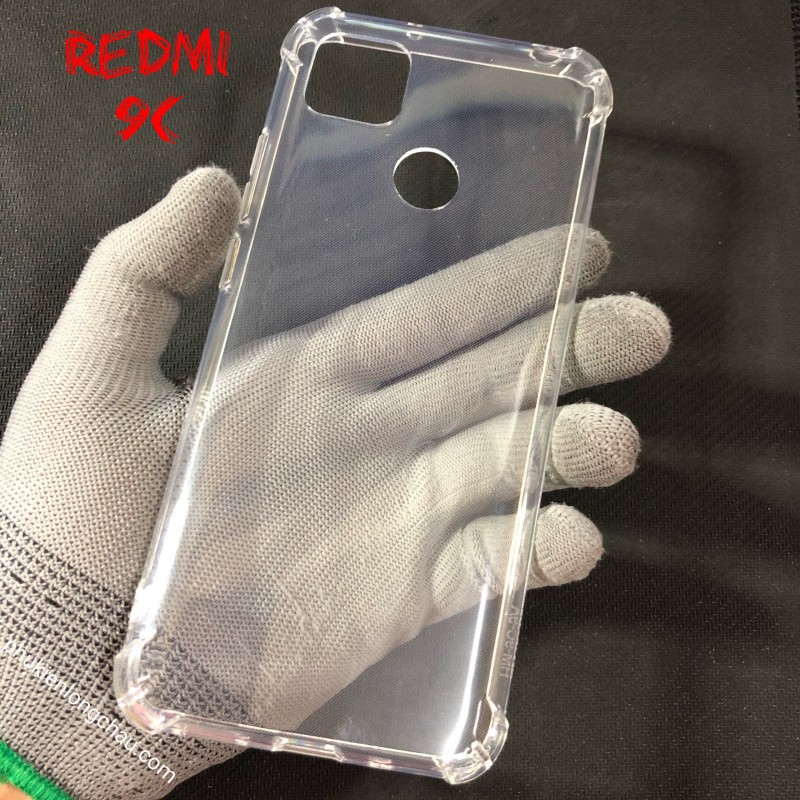 Ốp Lưng Xiaomi Redmi 9C / 10A / Poco C31 Dẻo Trong Suốt Chống Sốc Có Gù Bảo Vệ 4 Gốc Ốp Lưng Xiaomi Redmi 9C / 10A / Poco C31 Dẻo Trong Suốt Chống Sốc Có Gù Bảo Vệ 4 Gốc