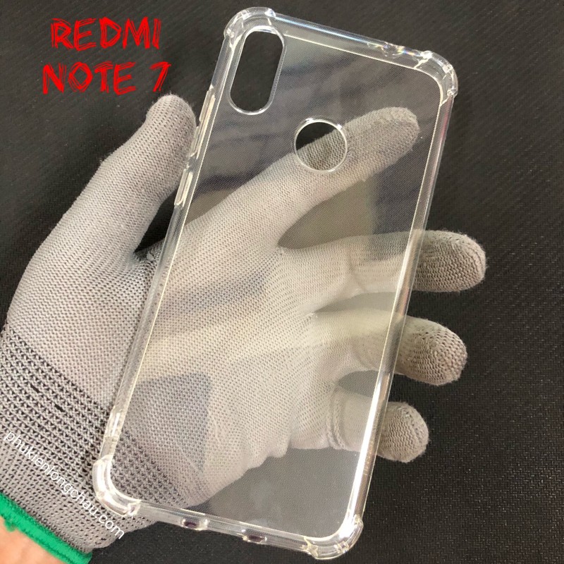Ốp Lưng Xiaomi Redmi Note 7 Dẻo Trong Suốt Chống Sốc Có Gù Bảo Vệ 4 Gốc Ốp Lưng Xiaomi Redmi Note 7 Dẻo Trong Suốt Chống Sốc Có Gù Bảo Vệ 4 Gốc