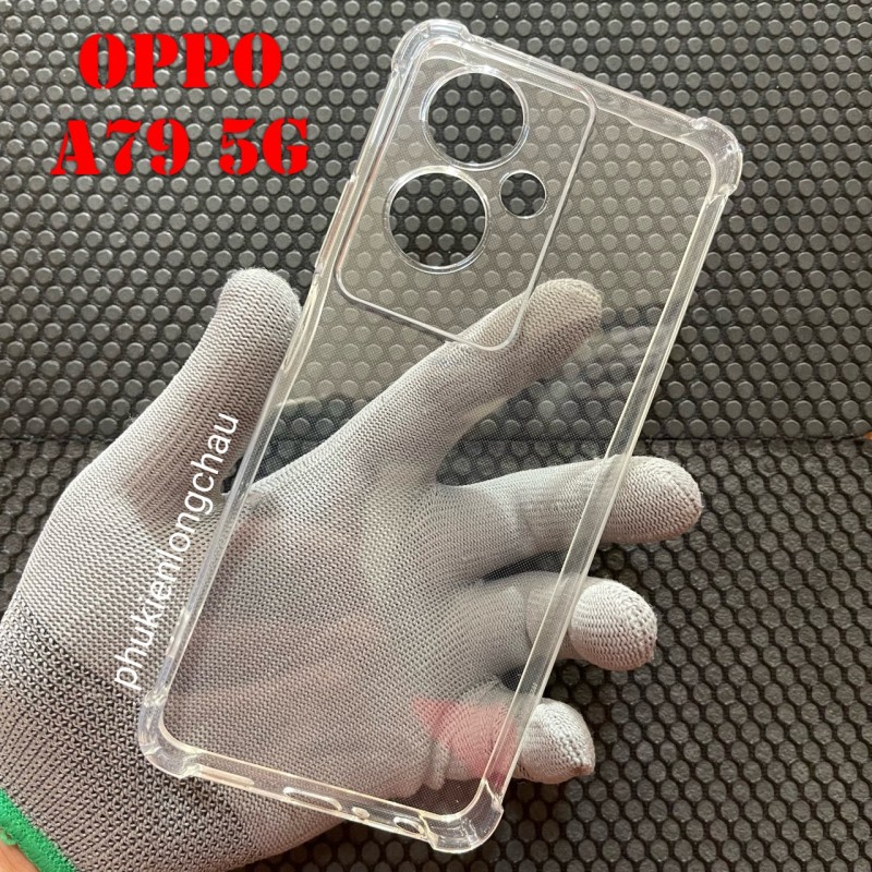 Ốp Lưng Oppo A79 5G Dẻo Trong Suốt Chống Sốc Có Gù Bảo Vệ 4 Gốc Ốp Lưng Oppo A79 5G Dẻo Trong Suốt Chống Sốc Có Gù Bảo Vệ 4 Gốc
