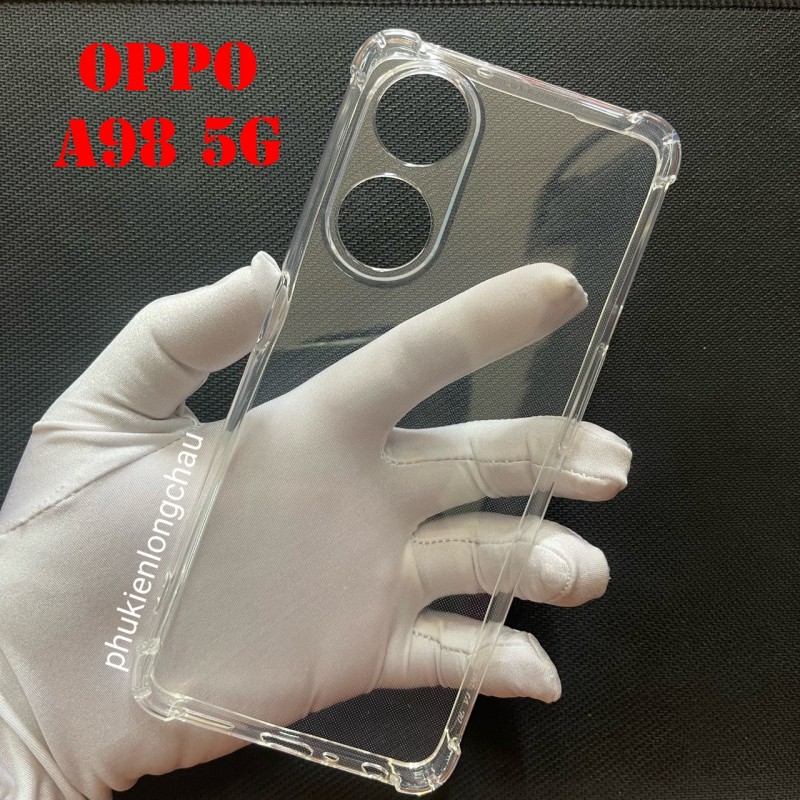 Ốp Lưng Oppo A98 5G Dẻo Trong Suốt Chống Sốc Có Gù Bảo Vệ 4 Gốc Ốp Lưng Oppo A98 5G Dẻo Trong Suốt Chống Sốc Có Gù Bảo Vệ 4 Gốc