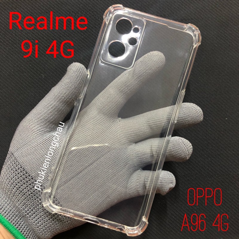Ốp Lưng Realme 9i 4G / Oppo A96 4G Dẻo Trong Suốt Chống Sốc Có Gù Bảo Vệ 4 Gốc Ốp Lưng Realme 9i 4G / Oppo A96 4G Dẻo Trong Suốt Chống Sốc Có Gù Bảo Vệ 4 Gốc