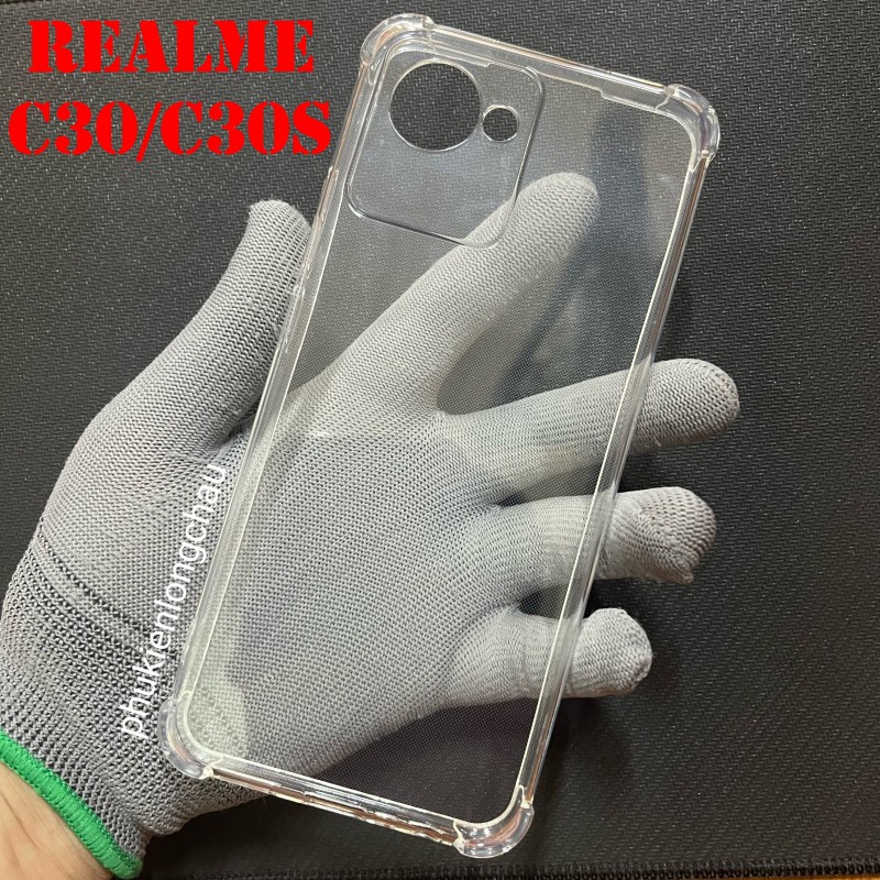 Ốp Lưng Realme C30 / C30s / Narzo 50i Dẻo Trong Suốt Chống Sốc Có Gù Bảo Vệ 4 Gốc Ốp Lưng Realme C30 / C30s / Narzo 50i Dẻo Trong Suốt Chống Sốc Có Gù Bảo Vệ 4 Gốc