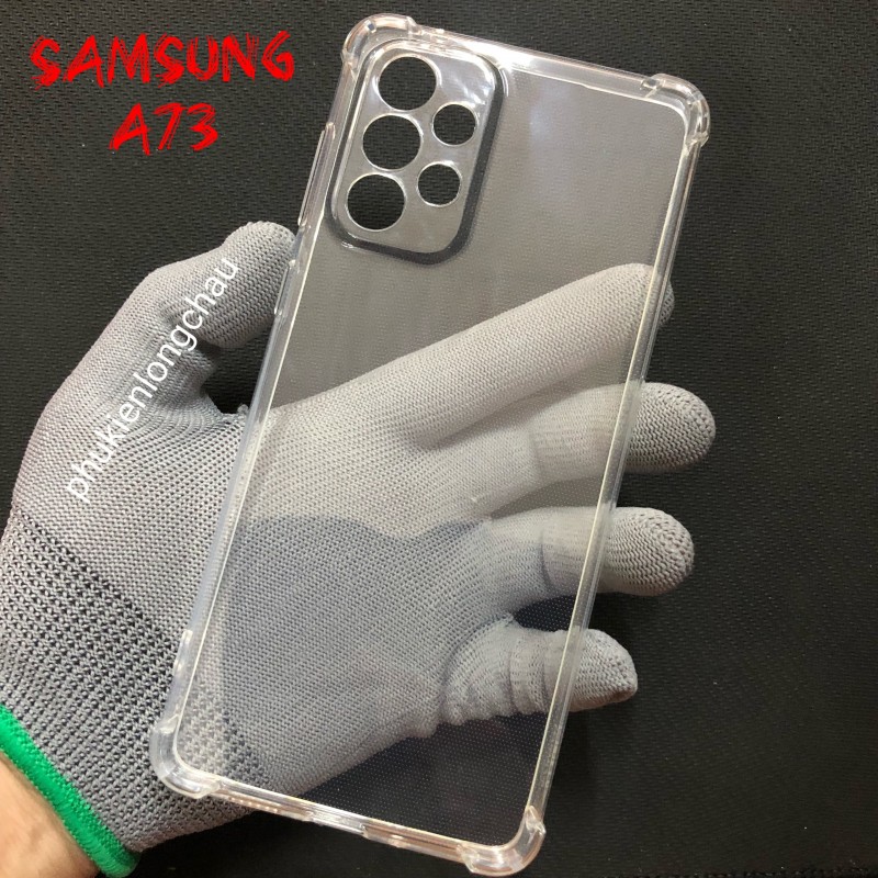 Ốp Lưng Samsung A73 5G Dẻo Trong Suốt Chống Sốc Có Gù Bảo Vệ 4 Gốc Ốp Lưng Samsung A73 5G Dẻo Trong Suốt Chống Sốc Có Gù Bảo Vệ 4 Gốc