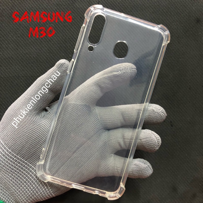 Ốp Lưng Samsung M30 Dẻo Trong Suốt Chống Sốc Có Gù Bảo Vệ 4 Gốc Ốp Lưng Samsung M30 Dẻo Trong Suốt Chống Sốc Có Gù Bảo Vệ 4 Gốc