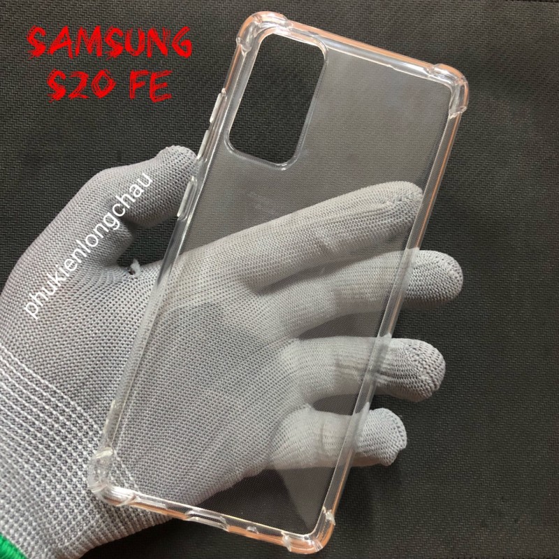 Ốp Lưng Samsung S20 FE Dẻo Trong Suốt Chống Sốc Có Gù Bảo Vệ 4 Gốc Ốp Lưng Samsung S20 FE Dẻo Trong Suốt Chống Sốc Có Gù Bảo Vệ 4 Gốc