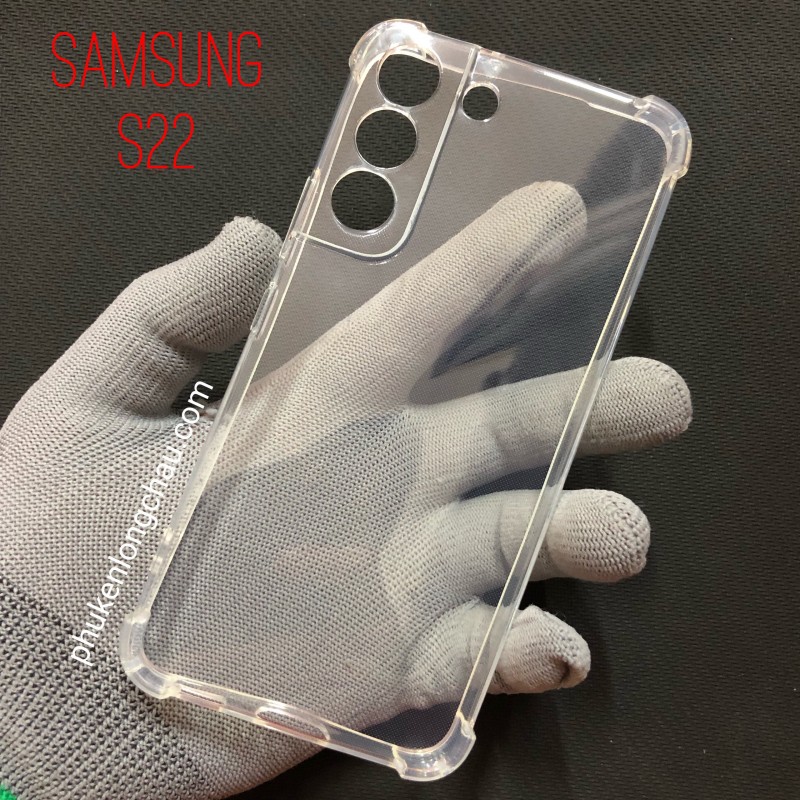 Ốp Lưng Samsung S22 Dẻo Trong Suốt Chống Sốc Có Gù Bảo Vệ 4 Gốc Ốp Lưng Samsung S22 Dẻo Trong Suốt Chống Sốc Có Gù Bảo Vệ 4 Gốc