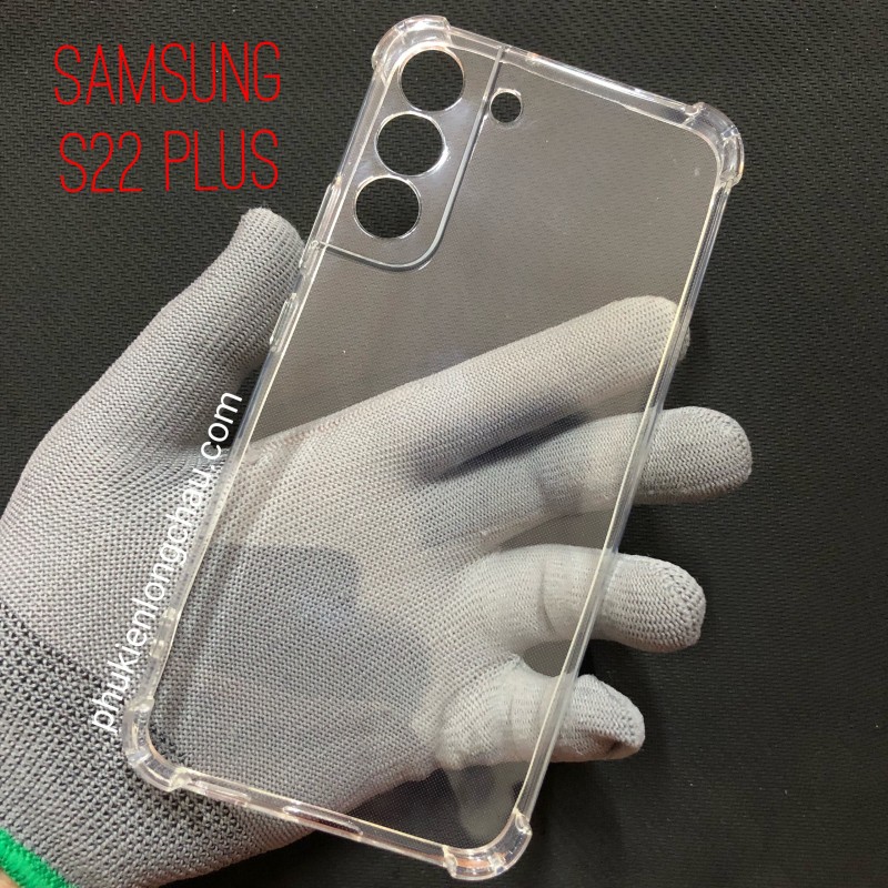 Ốp Lưng Samsung S22 Plus Dẻo Trong Suốt Chống Sốc Có Gù Bảo Vệ 4 Gốc Ốp Lưng Samsung S22 Plus Dẻo Trong Suốt Chống Sốc Có Gù Bảo Vệ 4 Gốc