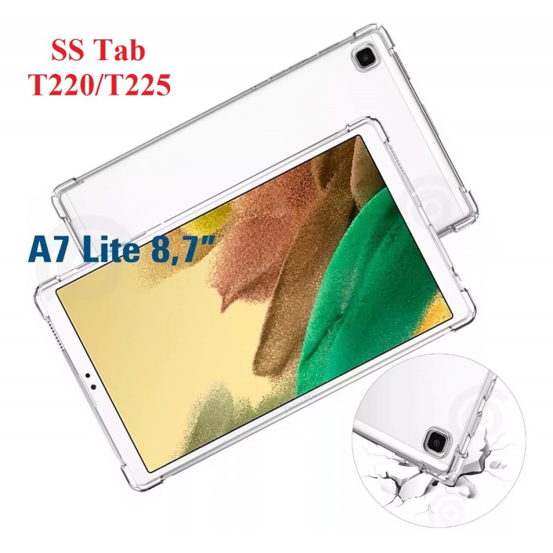 Ốp Lưng Máy Tính Bảng Samsung Tab A7 Lite 8.7 inch T220 / T225 Dẻo Trong Chống Sốc Có Gù Bảo Vệ 4 Gốc Ốp Lưng Máy Tính Bảng Samsung Tab A7 Lite 8.7 inch T220 / T225 Dẻo Trong Chống Sốc Có Gù Bảo Vệ 4 Gốc