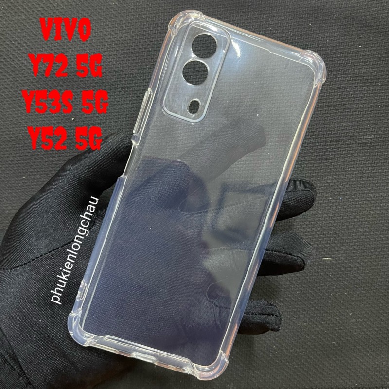 Ốp Lưng Vivo Y72 5G / Y52 5G / Y53s 5G Dẻo Trong Suốt Chống Sốc Có Gù Bảo Vệ 4 Gốc Ốp Lưng Vivo Y72 5G / Y52 5G / Y53s 5G Dẻo Trong Suốt Chống Sốc Có Gù Bảo Vệ 4 Gốc