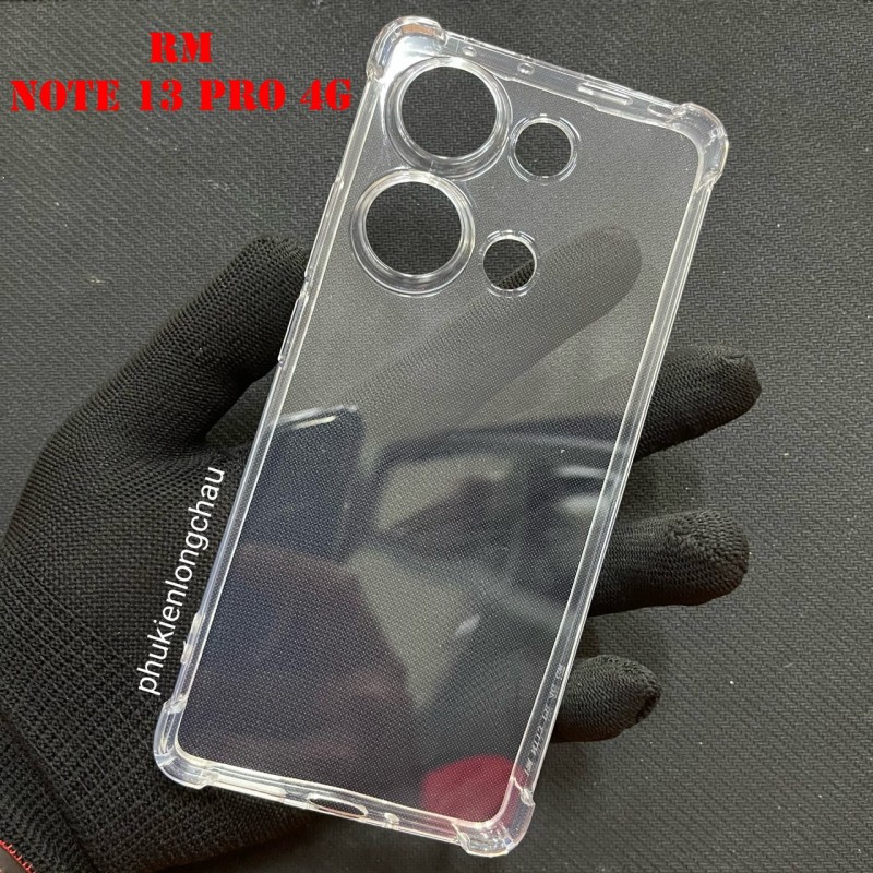 Ốp Lưng Xiaomi Redmi Note 13 Pro 4G / Poco M6 Pro 4G Dẻo Trong Suốt Chống Sốc Có Gù Bảo Vệ 4 Gốc Ốp Lưng Xiaomi Redmi Note 13 Pro 4G / Poco M6 Pro 4G Dẻo Trong Suốt Chống Sốc Có Gù Bảo Vệ 4 Gốc