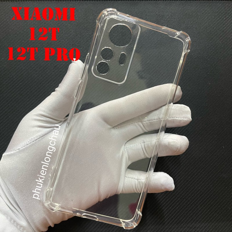 Ốp Lưng Xiaomi 12T / 12T Pro Dẻo Trong Suốt Chống Sốc Có Gù Bảo Vệ 4 Gốc Ốp Lưng Xiaomi 12T / 12T Pro Dẻo Trong Suốt Chống Sốc Có Gù Bảo Vệ 4 Gốc