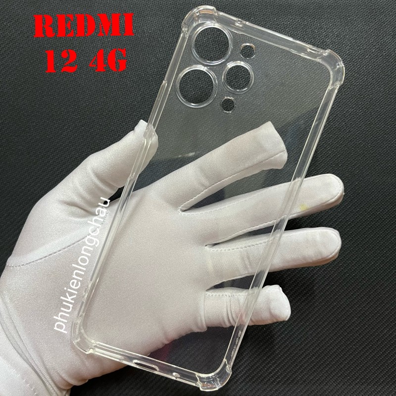Ốp Lưng Xiaomi Redmi 12 4G / 12 5G / Note 12R Dẻo Trong Suốt Chống Sốc Có Gù Bảo Vệ 4 Gốc Ốp Lưng Xiaomi Redmi 12 4G / 12 5G / Note 12R Dẻo Trong Suốt Chống Sốc Có Gù Bảo Vệ 4 Gốc