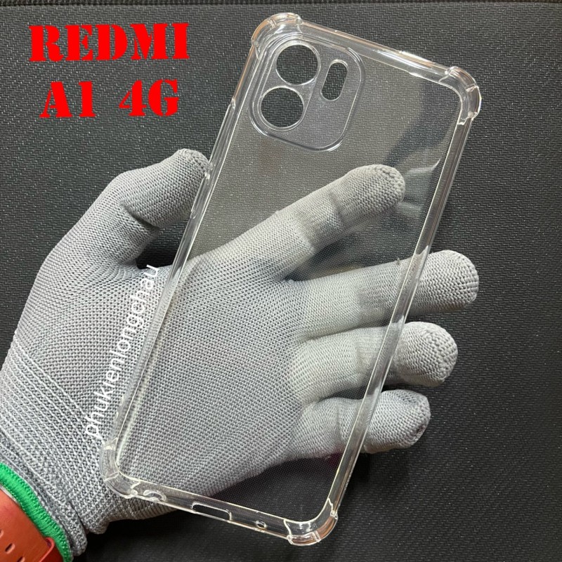 Ốp Lưng Xiaomi Redmi A1 4G / A2 4G Dẻo Trong Suốt Chống Sốc Có Gù Bảo Vệ 4 Gốc Ốp Lưng Xiaomi Redmi A1 4G / A2 4G Dẻo Trong Suốt Chống Sốc Có Gù Bảo Vệ 4 Gốc