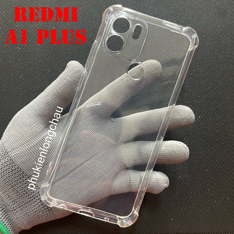 Ốp Lưng Xiaomi Redmi A1 Plus 4G / A2 Plus 4G Dẻo Trong Suốt Chống Sốc Có Gù Bảo Vệ 4 Gốc Ốp Lưng Xiaomi Redmi A1 Plus 4G / A2 Plus 4G Dẻo Trong Suốt Chống Sốc Có Gù Bảo Vệ 4 Gốc