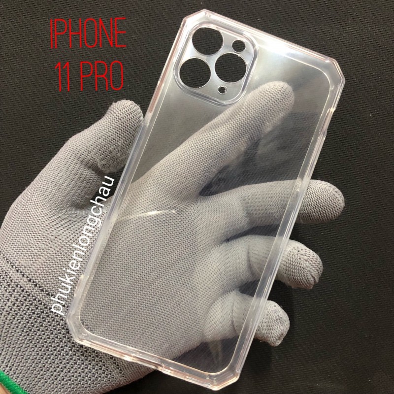 Ốp Lưng iPhone 11 Pro Dẻo Trong Viền Vuông Bảo Vệ Camera Ốp Lưng iPhone 11 Pro Dẻo Trong Viền Vuông Bảo Vệ Camera