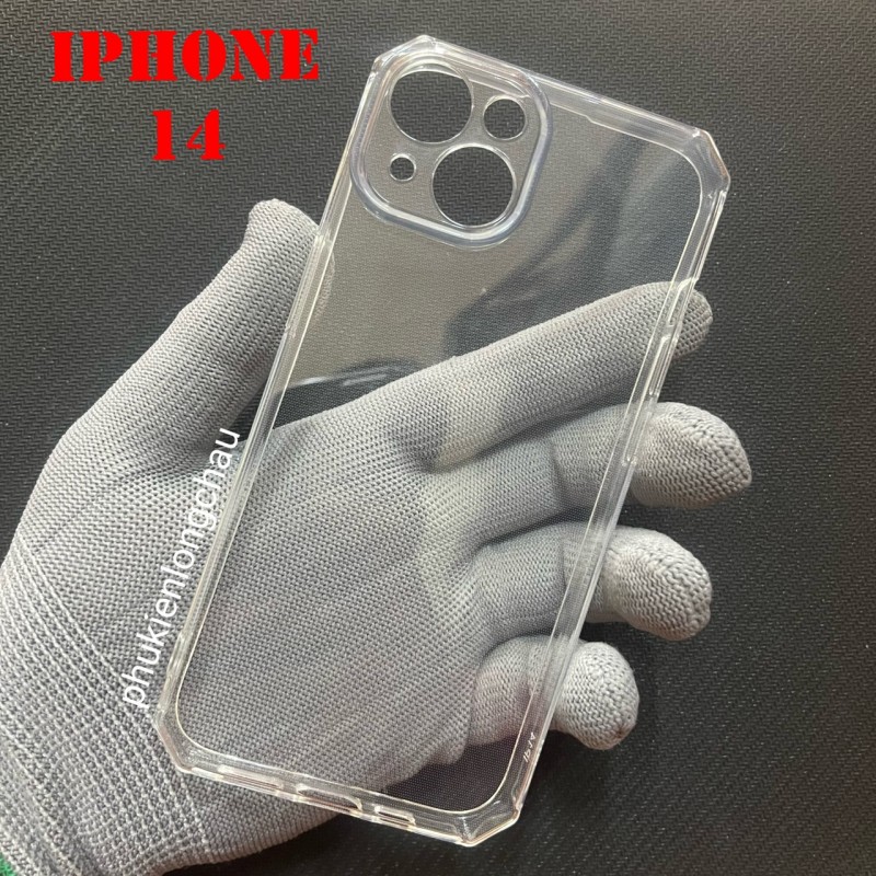 Ốp Lưng iPhone 14 Dẻo Trong Viền Vuông Bảo Vệ Camera Ốp Lưng iPhone 14 Dẻo Trong Viền Vuông Bảo Vệ Camera