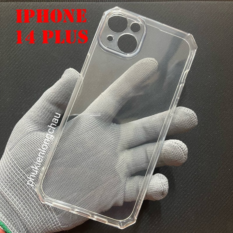 Ốp Lưng iPhone 14 Plus Dẻo Trong Viền Vuông Bảo Vệ Camera Ốp Lưng iPhone 14 Plus Dẻo Trong Viền Vuông Bảo Vệ Camera