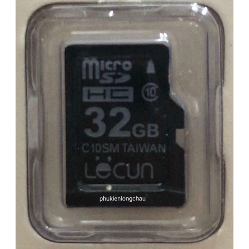 Thẻ Nhớ Camera, Điện Thoại Micro SD 32GB Class 10 Chính Hãng Lecun (BH 36T)