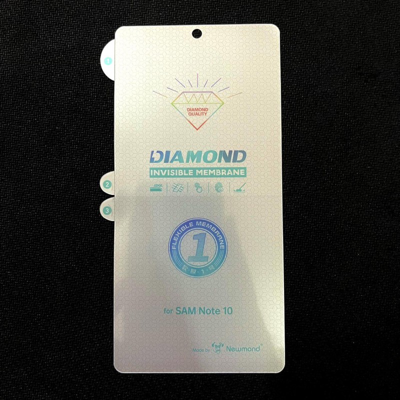 Miếng Dán Màn Hình Samsung Note 10 Dẻo Trong Suốt PPF Tự Phục Hồi Cao Cấp Diamond Chính Hãng Newmond
