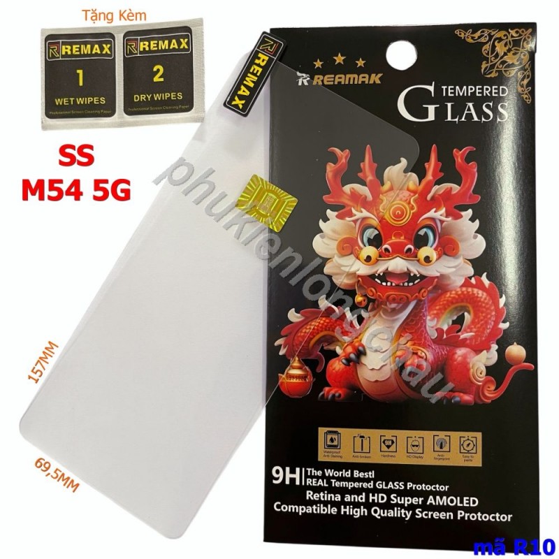 Miếng Dán Cường Lực Samsung M54 Trong Suốt Mỏng Chính Hãng Remax (R10)