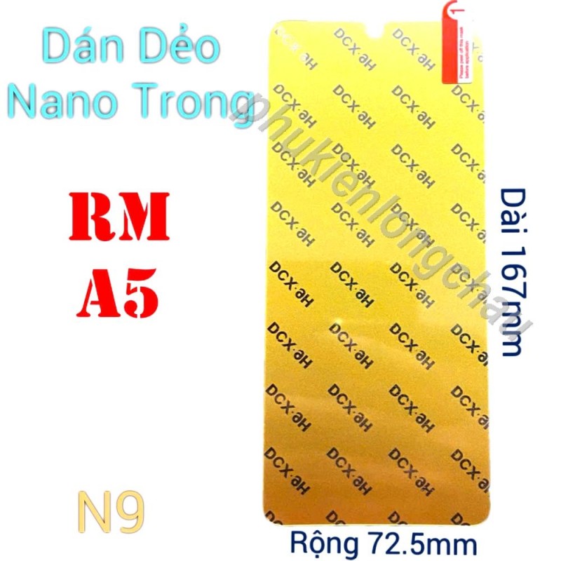 Miếng Dán Màn Hình Xiaomi Redmi A5 Siêu Mỏng Dẻo Nano DCX-9H (N9)