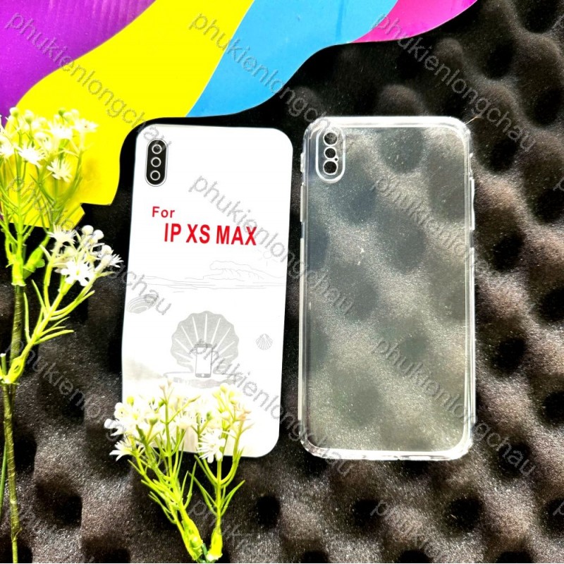 Ốp Lưng iPhone Xs Max Dẻo Trong Sò Tốt Loại Lâu Ố Vàng Chống Trơn Có Bảo Vệ Chân Sạc