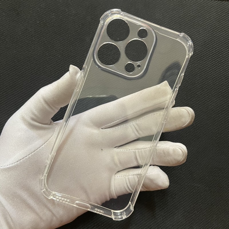 Ốp Lưng iPhone 15 Pro Dẻo Trong Suốt Chống Sốc Có Gù Bảo Vệ 4 Gốc Ốp Lưng iPhone 15 Pro Dẻo Trong Suốt Chống Sốc Có Gù Bảo Vệ 4 Gốc